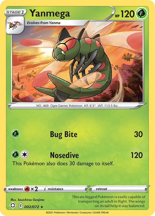 Image for Yanmega (002/072) (Shining Fates) - Pokemon