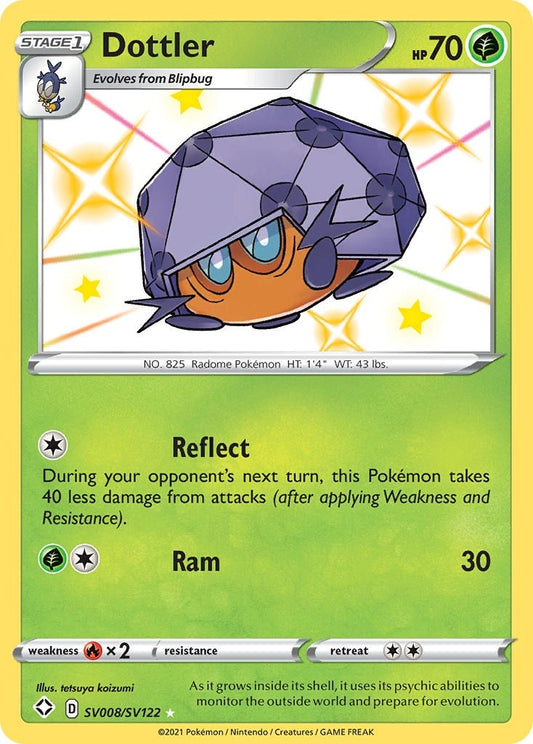 Image for Dottler (SV008/SV122) (Shining Fates: Shiny Vault) - Pokemon