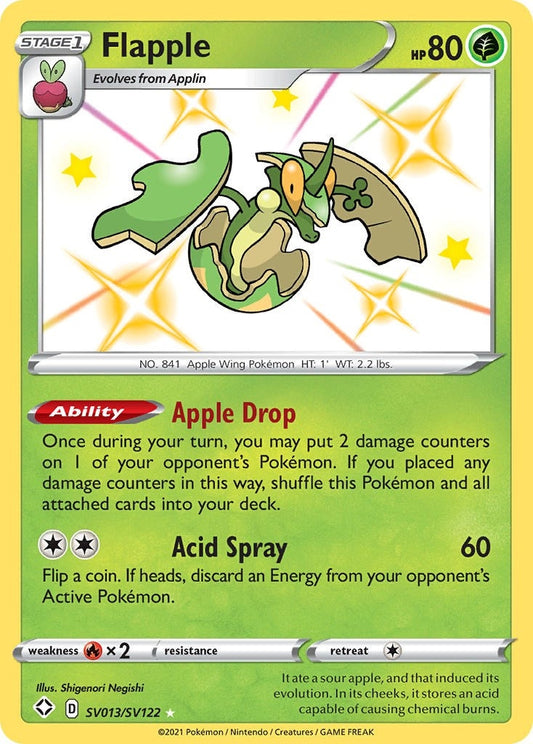 Image for Flapple (SV013/SV122) (Shining Fates: Shiny Vault) - Pokemon