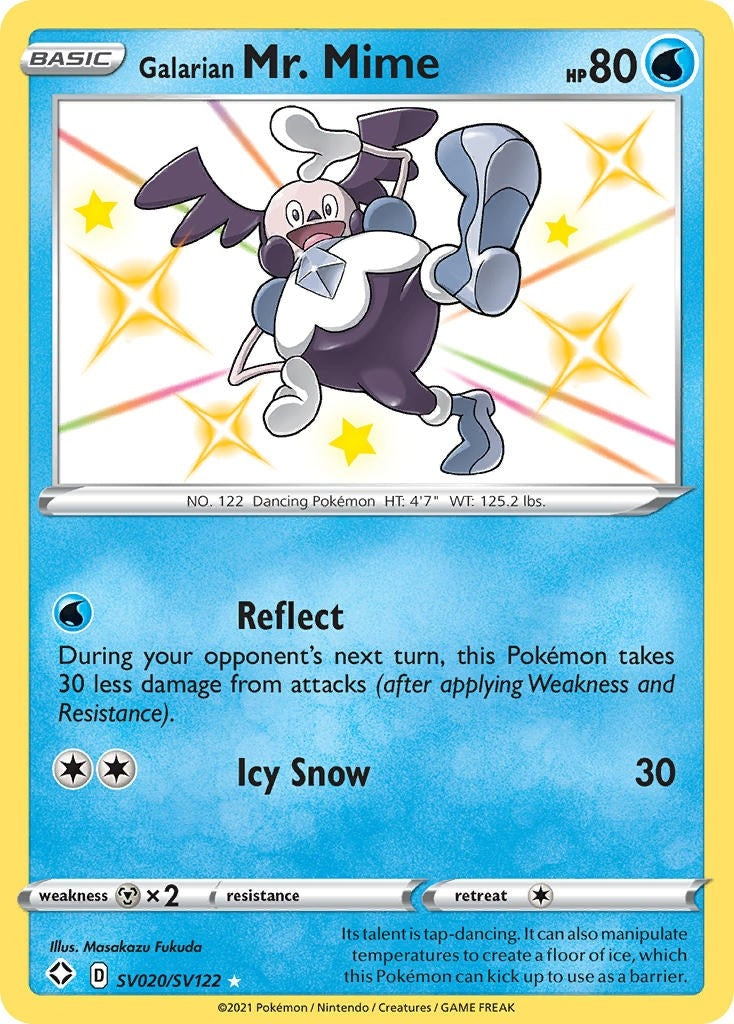 Image for Galarian Mr. Mime (SV020/SV122) (Shining Fates: Shiny Vault) - Pokemon