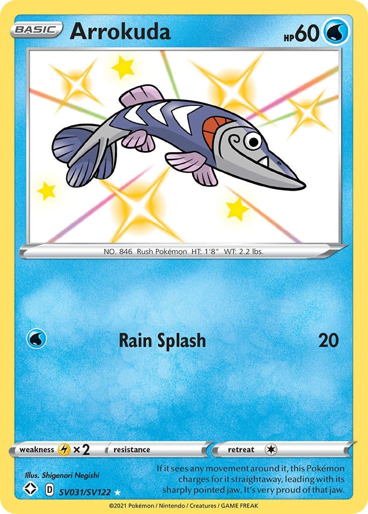 Image for Arrokuda (SV031/SV122) (Shining Fates: Shiny Vault) - Pokemon