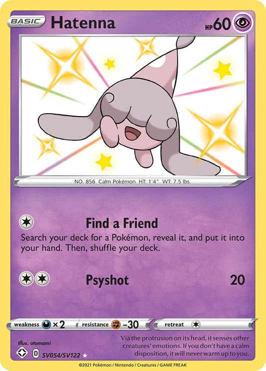 Image for Hatenna (SV054/SV122) (Shining Fates: Shiny Vault) - Pokemon