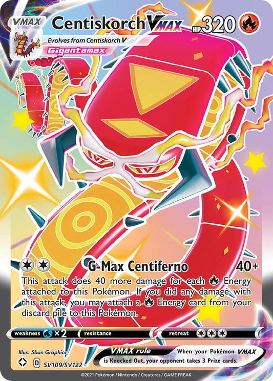 Image for Centiskorch VMAX (SV109/SV122) (Shining Fates: Shiny Vault) - Pokemon