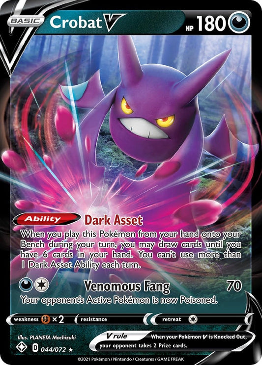 Image for Crobat V (044/072) (Shining Fates) - Pokemon