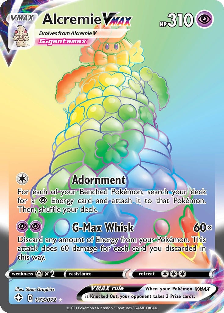 Image for Alcremie VMAX (Secret) (073/072) (Shining Fates) - Pokemon