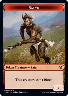 Image for Satyr // Goblin Construct Double-sided Token (Challenger 2021) (9 // 11) (Unique and Miscellaneous Promos) - Magic: The Gathering