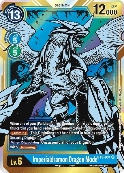Image for Imperialdramon Dragon Mode (Alternate Art) (BT3-031 SR) (Release Special Booster 1.5) - Digimon Card Game