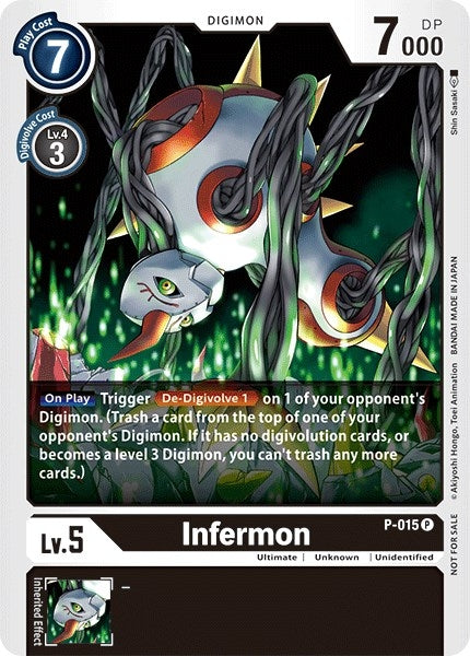Image for Infermon - P-015 (P-015 P) (Digimon Promotion Cards) - Digimon Card Game