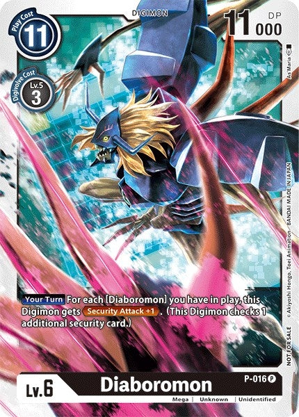 Image for Diaboromon - P-016 (P-016 P) (Digimon Promotion Cards) - Digimon Card Game