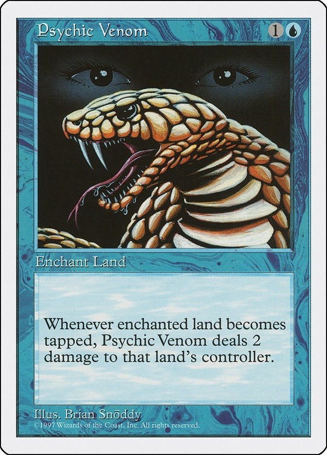 Image for Psychic Venom (Fifth Edition) - Magic: The Gathering