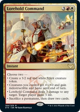 Image for Lorehold Command (199) (Strixhaven: School of Mages) - Magic: The Gathering