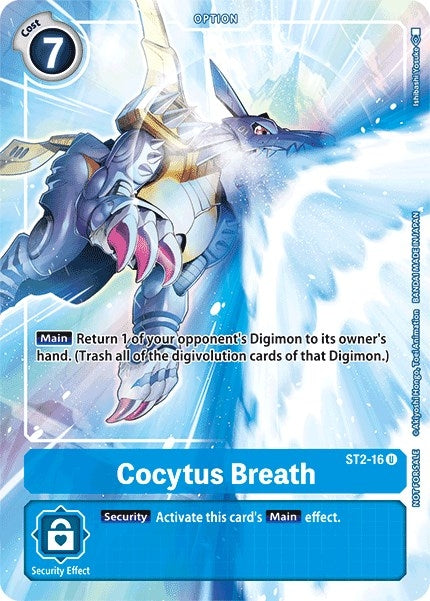Image for Cocytus Breath - ST2-16 (Tamer's Evolution Box) (ST2-16 U) (Starter Deck 02: Cocytus Blue) - Digimon Card Game
