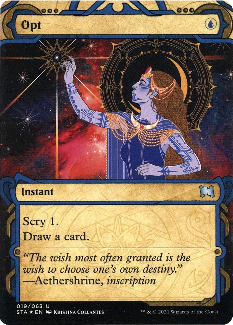 Image for Opt (Foil Etched) (19) (Strixhaven: Mystical Archives) - Magic: The Gathering