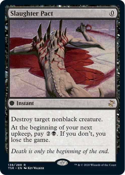 Image for Slaughter Pact (138) (Time Spiral: Remastered) - Magic: The Gathering