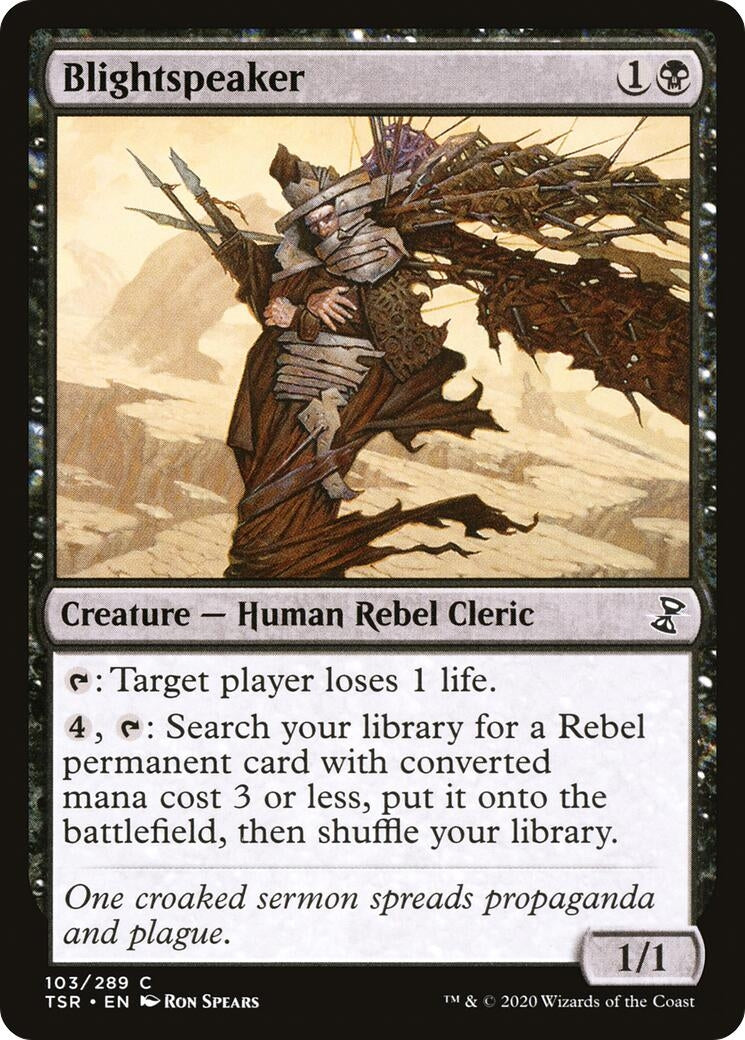 Image for Blightspeaker (103) (Time Spiral: Remastered) - Magic: The Gathering