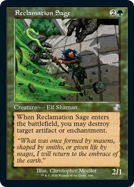 Image for Reclamation Sage (366) (Time Spiral: Remastered) - Magic: The Gathering