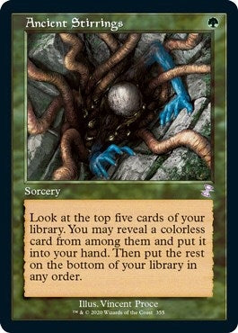 Image for Ancient Stirrings (355) (Time Spiral: Remastered) - Magic: The Gathering