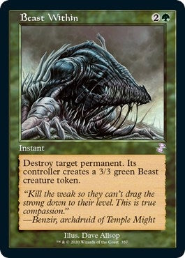 Image for Beast Within (357) (Time Spiral: Remastered) - Magic: The Gathering