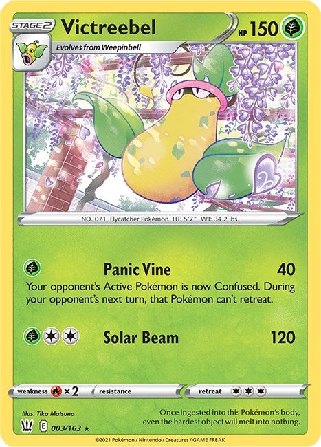 Image for Victreebel (003/163) (SWSH05: Battle Styles) - Pokemon