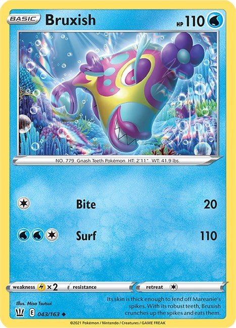 Image for Bruxish (043/163) (SWSH05: Battle Styles) - Pokemon