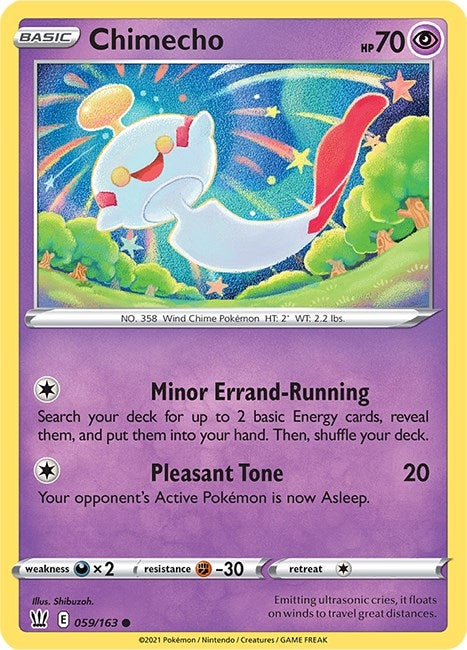 Image for Chimecho (059/163) (SWSH05: Battle Styles) - Pokemon