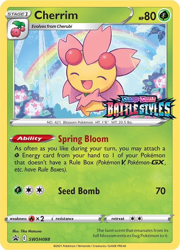Image for Cherrim - SWSH088 (Prerelease) (SWSH088) (SWSH: Sword & Shield Promo Cards) - Pokemon
