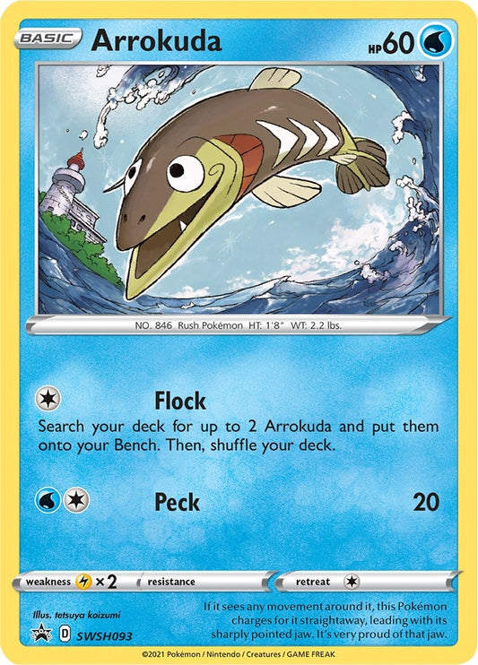 Image for Arrokuda - SWSH093 (SWSH093) (SWSH: Sword & Shield Promo Cards) - Pokemon