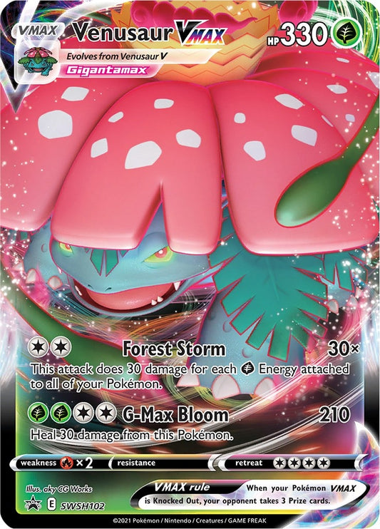 Image for Venusaur VMAX - SWSH102 (SWSH102) (SWSH: Sword & Shield Promo Cards) - Pokemon