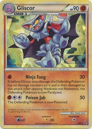 Image for Gliscor - 4/90 (Cracked Ice Holo) (004/090) (Blister Exclusives) - Pokemon