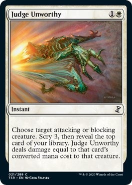 Image for Judge Unworthy (21) (Time Spiral: Remastered) - Magic: The Gathering