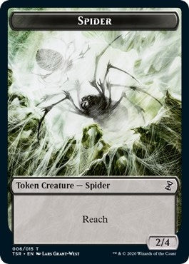 Image for Spider Token (6) (Time Spiral: Remastered) - Magic: The Gathering