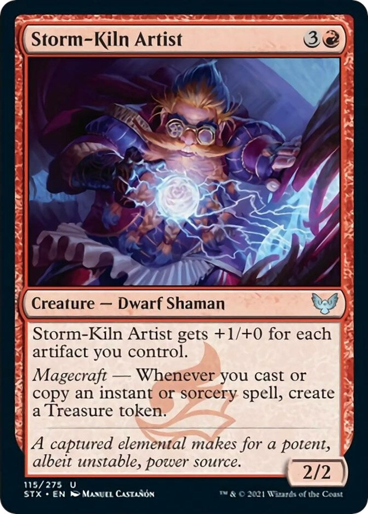 Image for Storm-Kiln Artist (115) (Strixhaven: School of Mages) - Magic: The Gathering