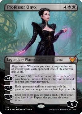 Image for Professor Onyx (Borderless) (276) (Strixhaven: School of Mages) - Magic: The Gathering