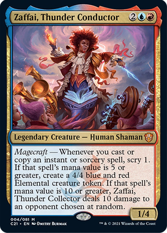 Image for Zaffai, Thunder Conductor (4) (Commander 2021) - Magic: The Gathering
