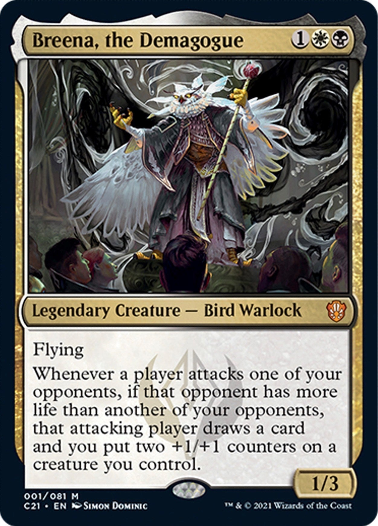 Image for Breena, the Demagogue (1) (Commander 2021) - Magic: The Gathering