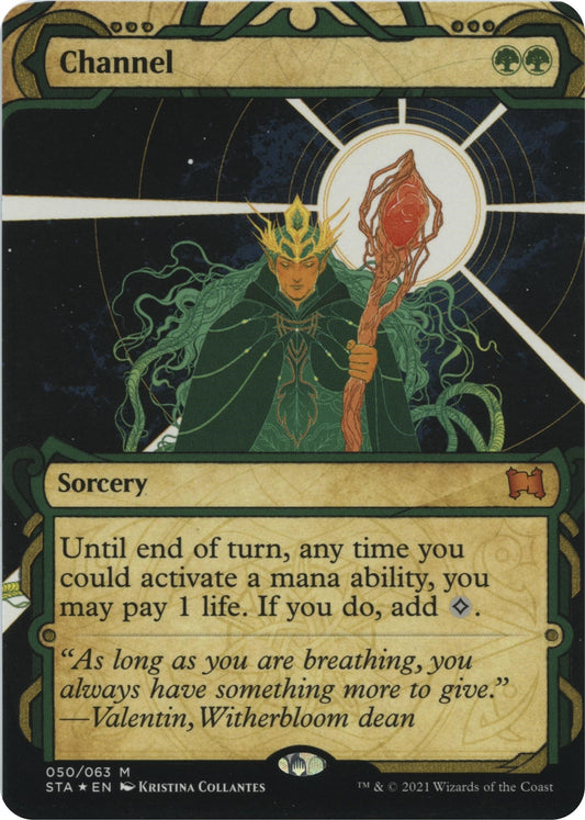 Image for Channel (Foil Etched) (50) (Strixhaven: Mystical Archives) - Magic: The Gathering