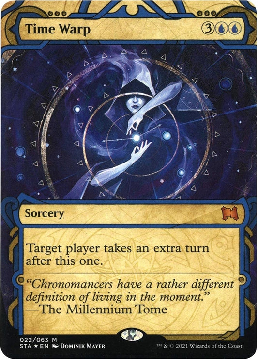 Image for Time Warp (Foil Etched) (22) (Strixhaven: Mystical Archives) - Magic: The Gathering