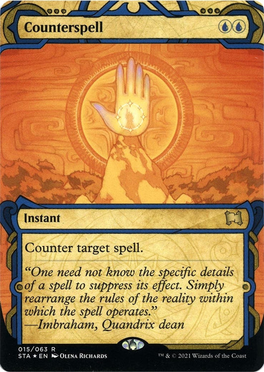 Image for Counterspell (Foil Etched) (15) (Strixhaven: Mystical Archives) - Magic: The Gathering
