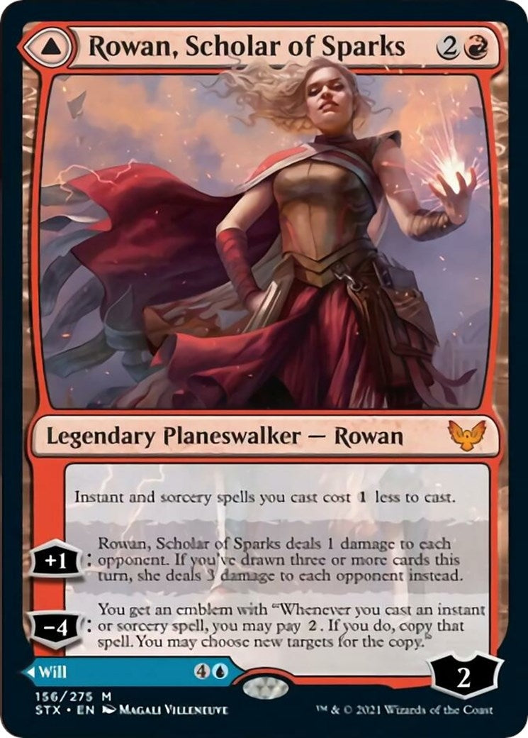 Image for Rowan, Scholar of Sparks (156) (Strixhaven: School of Mages) - Magic: The Gathering
