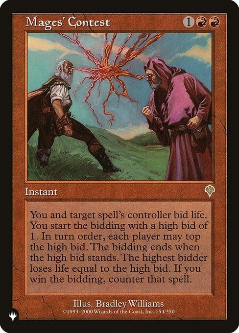 Image for Mages' Contest (154/350) (The List Reprints) - Magic: The Gathering