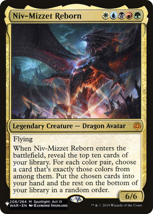 Image for Niv-Mizzet Reborn (208/264) (The List Reprints) - Magic: The Gathering