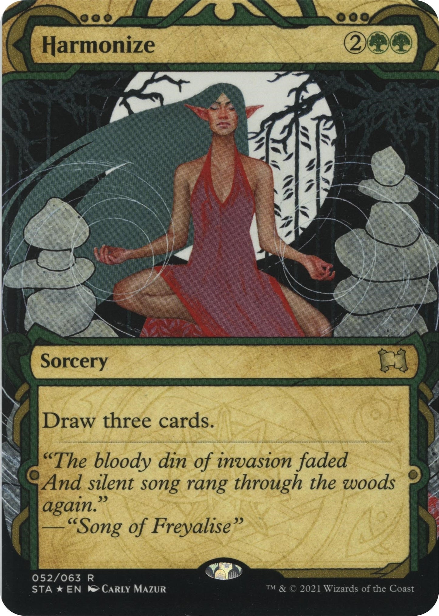 Image for Harmonize (Foil Etched) (52) (Strixhaven: Mystical Archives) - Magic: The Gathering