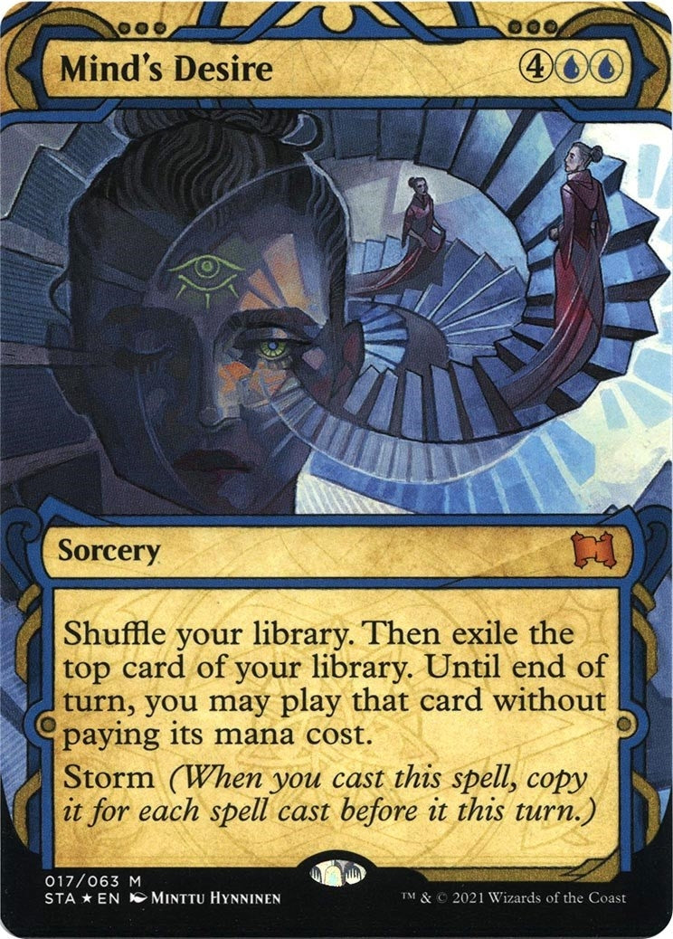Image for Mind's Desire (Foil Etched) (17) (Strixhaven: Mystical Archives) - Magic: The Gathering