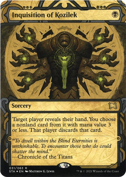 Image for Inquisition of Kozilek (Foil Etched) (31) (Strixhaven: Mystical Archives) - Magic: The Gathering