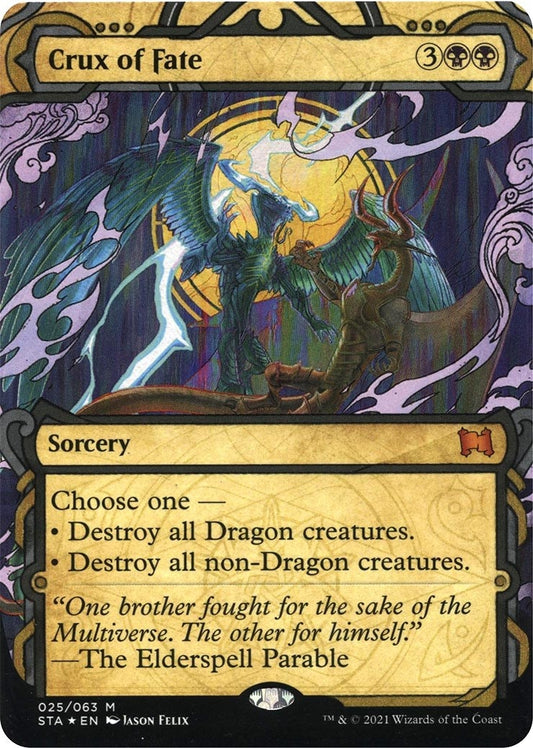 Image for Crux of Fate (Foil Etched) (25) (Strixhaven: Mystical Archives) - Magic: The Gathering