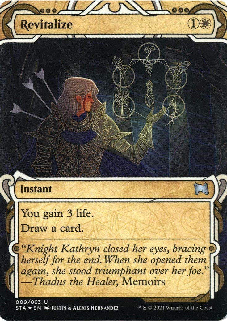 Image for Revitalize (Foil Etched) (9) (Strixhaven: Mystical Archives) - Magic: The Gathering