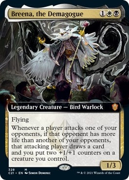 Image for Breena, the Demagogue (Extended Art) (328) (Commander 2021) - Magic: The Gathering