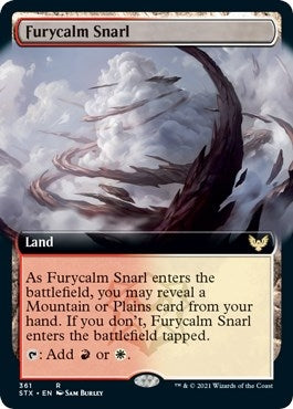 Image for Furycalm Snarl (Extended Art) (361) (Strixhaven: School of Mages) - Magic: The Gathering