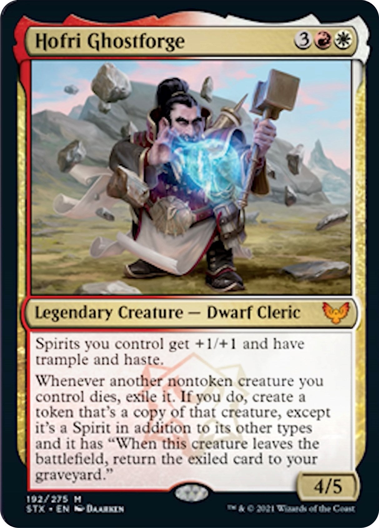 Image for Hofri Ghostforge (192) (Strixhaven: School of Mages) - Magic: The Gathering