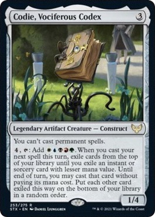 Image for Codie, Vociferous Codex (253) (Strixhaven: School of Mages) - Magic: The Gathering
